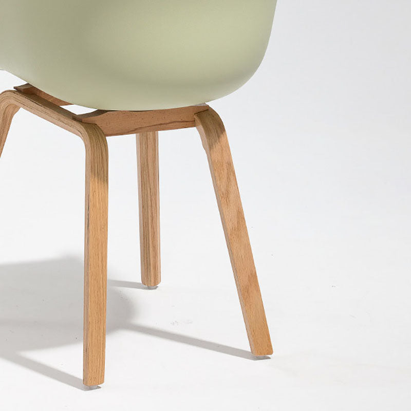 Minimalist Design Plastic Dining Armless Chair Solid Back Dining Side Chair Clearhalo ' kitchen&dining_furn' 'Dining Chairs' 'Dining Tables & Seating' 'dining_chair' 'Furniture' 'furniture_dining_chair' 'Kitchen & Dining Furniture' 'kitchen' 4451522