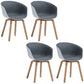 Minimalist Design Plastic Dining Armless Chair Solid Back Dining Side Chair Light Gray-White Set of 4 Clearhalo ' kitchen&dining_furn' 'Dining Chairs' 'Dining Tables & Seating' 'dining_chair' 'Furniture' 'furniture_dining_chair' 'Kitchen & Dining Furniture' 'kitchen' 4451529