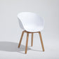 Minimalist Design Plastic Dining Armless Chair Solid Back Dining Side Chair White 1 Piece Clearhalo ' kitchen&dining_furn' 'Dining Chairs' 'Dining Tables & Seating' 'dining_chair' 'Furniture' 'furniture_dining_chair' 'Kitchen & Dining Furniture' 'kitchen' 4451530