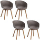 Minimalist Design Plastic Dining Armless Chair Solid Back Dining Side Chair Coffee Set of 4 Clearhalo ' kitchen&dining_furn' 'Dining Chairs' 'Dining Tables & Seating' 'dining_chair' 'Furniture' 'furniture_dining_chair' 'Kitchen & Dining Furniture' 'kitchen' 4451538