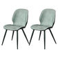 Modern Metal Dining Room Chair Wingback Side Chair for Restaurant Use Green 2 Piece Set Clearhalo ' kitchen&dining_furn' 'Dining Chairs' 'Dining Tables & Seating' 'dining_chair' 'furn' 'furn_dining_chair' 'Furniture' 'furniture_dining_chair' 'Kitchen & Dining Furniture' 'kitchen' 4451561