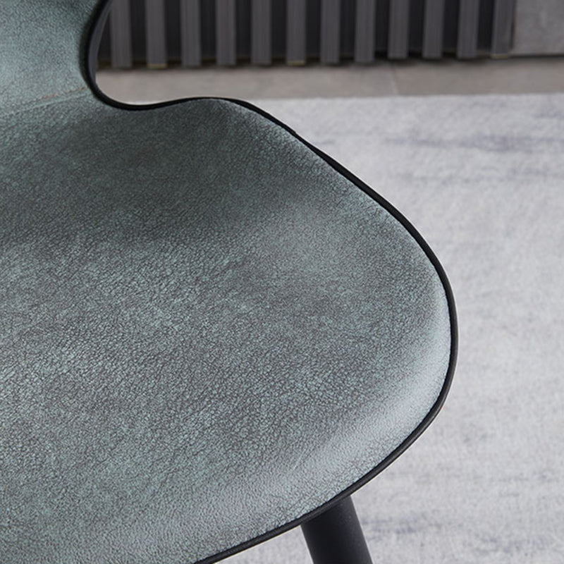 Modern Metal Dining Room Chair Wingback Side Chair for Restaurant Use Clearhalo ' kitchen&dining_furn' 'Dining Chairs' 'Dining Tables & Seating' 'dining_chair' 'furn' 'furn_dining_chair' 'Furniture' 'furniture_dining_chair' 'Kitchen & Dining Furniture' 'kitchen' 4451563