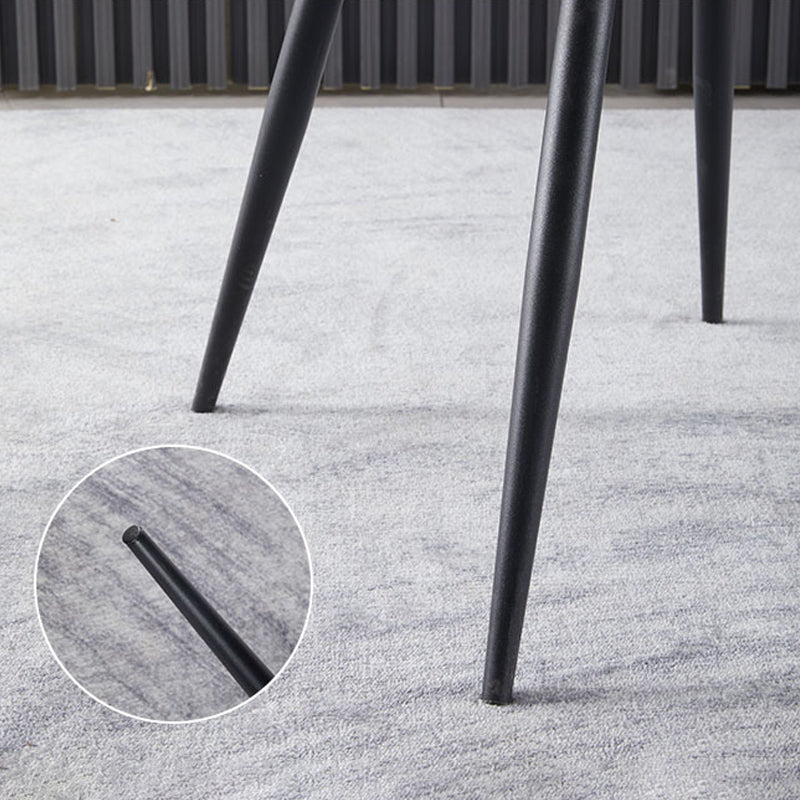 Modern Metal Dining Room Chair Wingback Side Chair for Restaurant Use Clearhalo ' kitchen&dining_furn' 'Dining Chairs' 'Dining Tables & Seating' 'dining_chair' 'furn' 'furn_dining_chair' 'Furniture' 'furniture_dining_chair' 'Kitchen & Dining Furniture' 'kitchen' 4451567