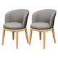 Modern Metal Dining Room Chair Upholstered Armless Dining Chairs for Restaurant Use Grey 2 Piece Set Clearhalo ' kitchen&dining_furn' 'Dining Chairs' 'Dining Tables & Seating' 'dining_chair' 'furn' 'furn_dining_chair' 'Furniture' 'furniture_dining_chair' 'Kitchen & Dining Furniture' 'kitchen' 4451579