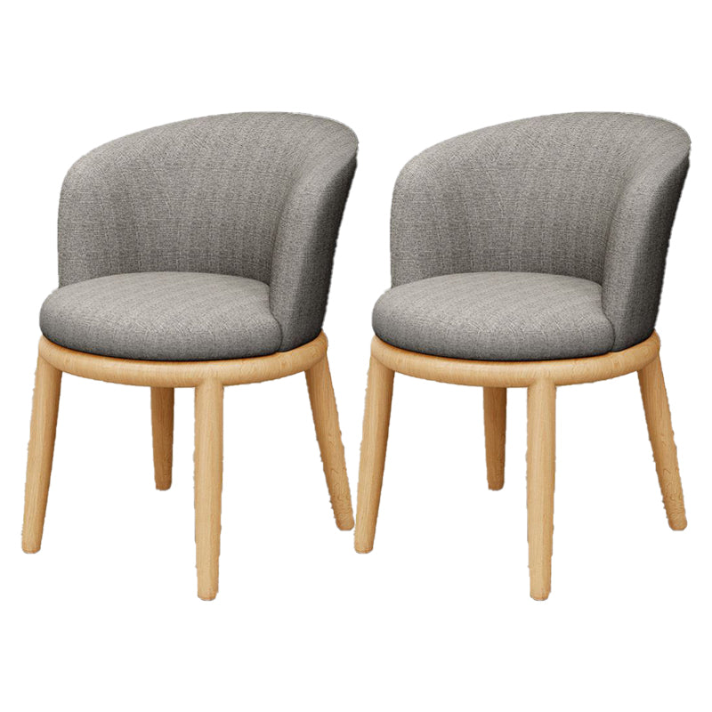 Modern Metal Dining Room Chair Upholstered Armless Dining Chairs for Restaurant Use Grey 2 Piece Set Clearhalo ' kitchen&dining_furn' 'Dining Chairs' 'Dining Tables & Seating' 'dining_chair' 'furn' 'furn_dining_chair' 'Furniture' 'furniture_dining_chair' 'Kitchen & Dining Furniture' 'kitchen' 4451579