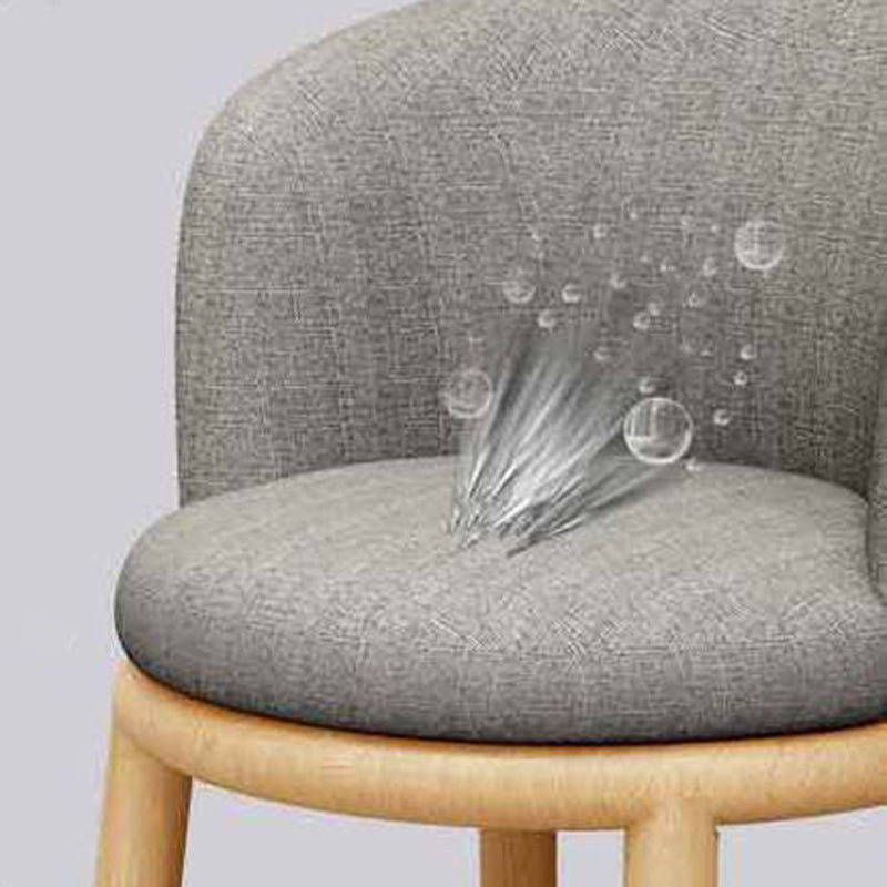 Modern Metal Dining Room Chair Upholstered Armless Dining Chairs for Restaurant Use Clearhalo ' kitchen&dining_furn' 'Dining Chairs' 'Dining Tables & Seating' 'dining_chair' 'furn' 'furn_dining_chair' 'Furniture' 'furniture_dining_chair' 'Kitchen & Dining Furniture' 'kitchen' 4451589