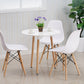 Scandinavian Plastic Restaurant Side Chair Solid Back Matte Finish Dining Chair Clearhalo ' kitchen&dining_furn' 'Dining Chairs' 'Dining Tables & Seating' 'dining_chair' 'Furniture' 'furniture_dining_chair' 'Kitchen & Dining Furniture' 'kitchen' 4451599