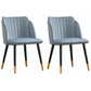 Scandinavian Upholstered Hotel Side Chair Parsons Matte Finish Dining Chair Grey 2 Piece Set Clearhalo ' kitchen&dining_furn' 'Dining Chairs' 'Dining Tables & Seating' 'dining_chair' 'furn' 'furn_dining_chair' 'Furniture' 'furniture_dining_chair' 'Kitchen & Dining Furniture' 'kitchen' 4451610
