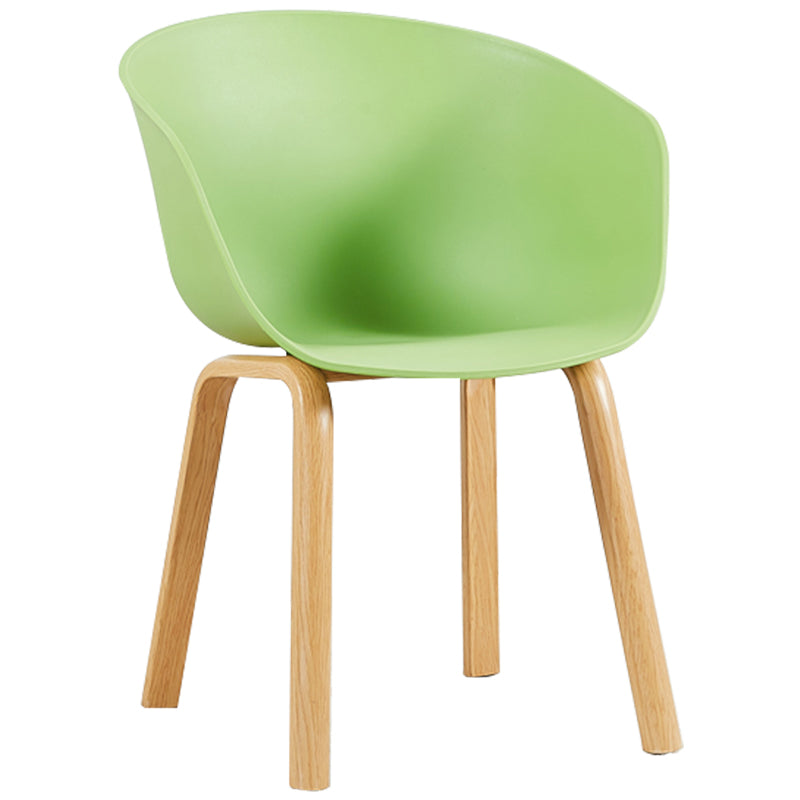 Contemporary Style Kitchen Metal Dining Chairs Dining Arm Side Chairs Green 1 Piece Clearhalo ' kitchen&dining_furn' 'Dining Chairs' 'Dining Tables & Seating' 'dining_chair' 'Furniture' 'furniture_dining_chair' 'Kitchen & Dining Furniture' 'kitchen' 4451629