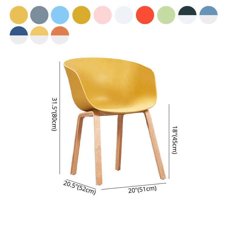 Contemporary Style Kitchen Metal Dining Chairs Dining Arm Side Chairs Clearhalo ' kitchen&dining_furn' 'Dining Chairs' 'Dining Tables & Seating' 'dining_chair' 'Furniture' 'furniture_dining_chair' 'Kitchen & Dining Furniture' 'kitchen' 4451646