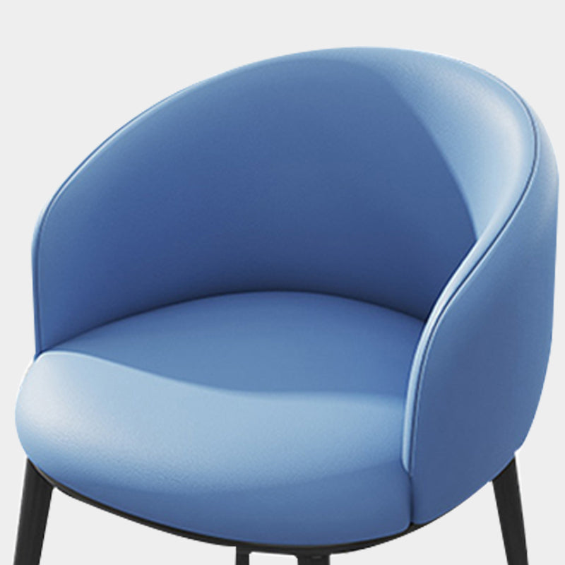 Modern Upholstered Home Arm Chair Solid Back Matte Finish Dining Chair Clearhalo ' kitchen&dining_furn' 'Dining Chairs' 'Dining Tables & Seating' 'dining_chair' 'furn' 'furn_dining_chair' 'Furniture' 'furniture_dining_chair' 'Kitchen & Dining Furniture' 'kitchen' 4451693