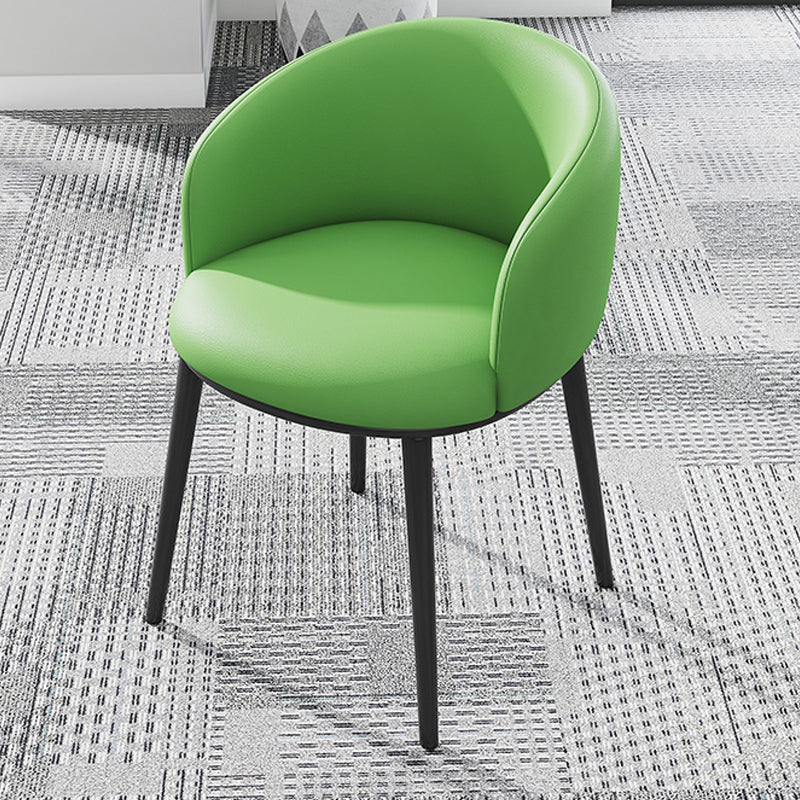 Modern Upholstered Home Arm Chair Solid Back Matte Finish Dining Chair Green 1 Piece Clearhalo ' kitchen&dining_furn' 'Dining Chairs' 'Dining Tables & Seating' 'dining_chair' 'furn' 'furn_dining_chair' 'Furniture' 'furniture_dining_chair' 'Kitchen & Dining Furniture' 'kitchen' 4451714