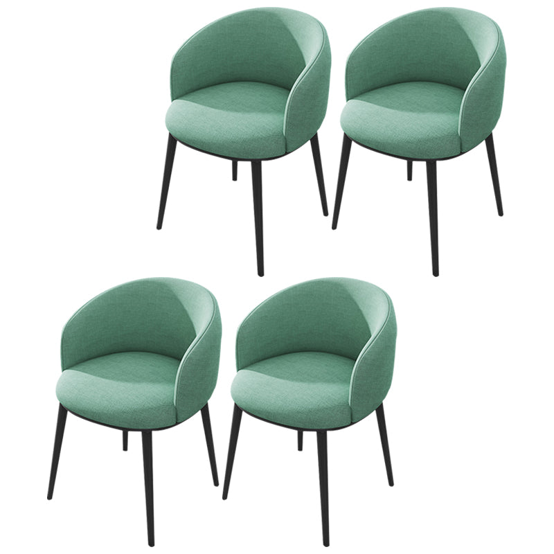 Modern Upholstered Home Arm Chair Solid Back Matte Finish Dining Chair Light Green 4 Piece Set Clearhalo ' kitchen&dining_furn' 'Dining Chairs' 'Dining Tables & Seating' 'dining_chair' 'furn' 'furn_dining_chair' 'Furniture' 'furniture_dining_chair' 'Kitchen & Dining Furniture' 'kitchen' 4451719