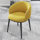 Modern Upholstered Home Arm Chair Solid Back Matte Finish Dining Chair Light Yellow 1 Piece Clearhalo ' kitchen&dining_furn' 'Dining Chairs' 'Dining Tables & Seating' 'dining_chair' 'furn' 'furn_dining_chair' 'Furniture' 'furniture_dining_chair' 'Kitchen & Dining Furniture' 'kitchen' 4451720