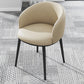 Modern Upholstered Home Arm Chair Solid Back Matte Finish Dining Chair Khaki 1 Piece Clearhalo ' kitchen&dining_furn' 'Dining Chairs' 'Dining Tables & Seating' 'dining_chair' 'furn' 'furn_dining_chair' 'Furniture' 'furniture_dining_chair' 'Kitchen & Dining Furniture' 'kitchen' 4451723
