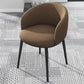 Modern Upholstered Home Arm Chair Solid Back Matte Finish Dining Chair Coffee 1 Piece Clearhalo ' kitchen&dining_furn' 'Dining Chairs' 'Dining Tables & Seating' 'dining_chair' 'furn' 'furn_dining_chair' 'Furniture' 'furniture_dining_chair' 'Kitchen & Dining Furniture' 'kitchen' 4451726