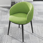 Modern Upholstered Home Arm Chair Solid Back Matte Finish Dining Chair Dark Green 1 Piece Clearhalo ' kitchen&dining_furn' 'Dining Chairs' 'Dining Tables & Seating' 'dining_chair' 'furn' 'furn_dining_chair' 'Furniture' 'furniture_dining_chair' 'Kitchen & Dining Furniture' 'kitchen' 4451729