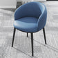 Modern Upholstered Home Arm Chair Solid Back Matte Finish Dining Chair Dark Blue 1 Piece Clearhalo ' kitchen&dining_furn' 'Dining Chairs' 'Dining Tables & Seating' 'dining_chair' 'furn' 'furn_dining_chair' 'Furniture' 'furniture_dining_chair' 'Kitchen & Dining Furniture' 'kitchen' 4451735