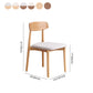 Contemporary Design Open Back Dining Side Chair Armless Chairs with Wood Legs Clearhalo ' kitchen&dining_furn' 'Dining Chairs' 'Dining Tables & Seating' 'dining_chair' 'furn' 'furn_dining_chair' 'Furniture' 'furniture_dining_chair' 'Kitchen & Dining Furniture' 'kitchen' 4451762