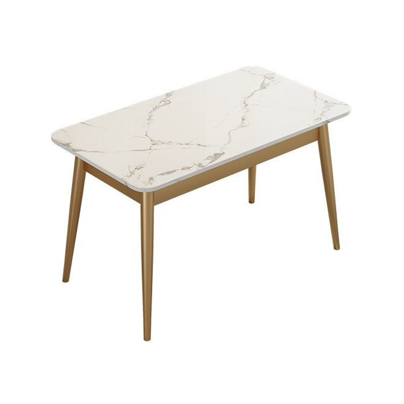 Nordic 1/4/5/7 Pieces Dining Set Sintered Stone Dining Furniture Set /Separate Items White 47.2"L x 23.6"W Clearhalo 'Dining Room Sets' 'Dining Tables & Seating' 'dining_room_set' 'furn' 'furn_dining_room_set' 'Furniture' 'furniture_dining_room_set' 'Kitchen & Dining Furniture' 'kitchen&dining_furn' 'kitchen' 4451767