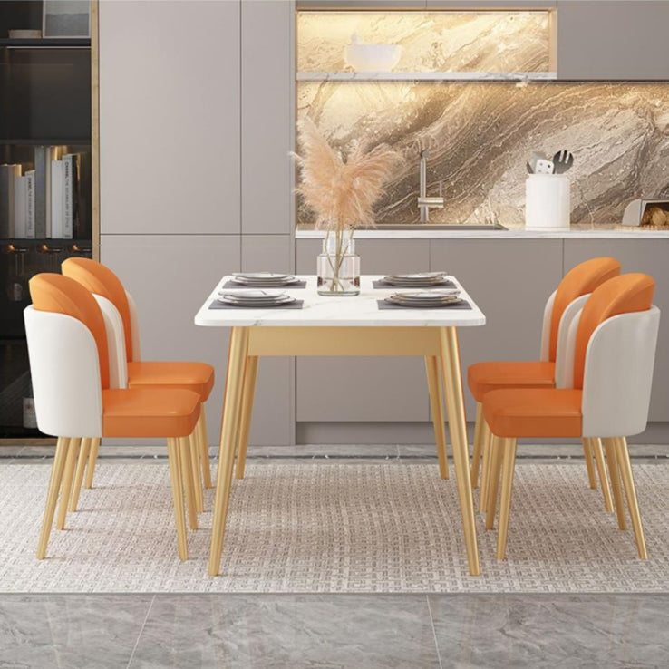 Nordic 1/4/5/7 Pieces Dining Set Sintered Stone Dining Furniture Set /Separate Items Clearhalo 'Dining Room Sets' 'Dining Tables & Seating' 'dining_room_set' 'furn' 'furn_dining_room_set' 'Furniture' 'furniture_dining_room_set' 'Kitchen & Dining Furniture' 'kitchen&dining_furn' 'kitchen' 4451770