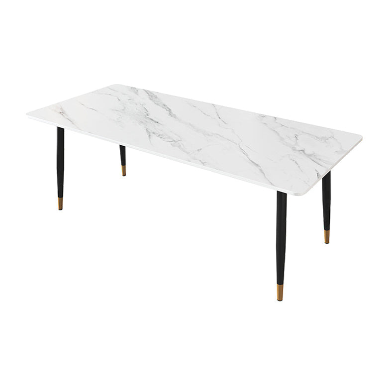 Modern Metal Dining Room Set 1/2/5/7 Pieces Dining Furniture Set Clearhalo 'Dining Room Sets' 'Dining Tables & Seating' 'dining_room_set' 'furn' 'furn_dining_room_set' 'Furniture' 'furniture_dining_room_set' 'Kitchen & Dining Furniture' 'kitchen&dining_furn' 'kitchen' 4451783