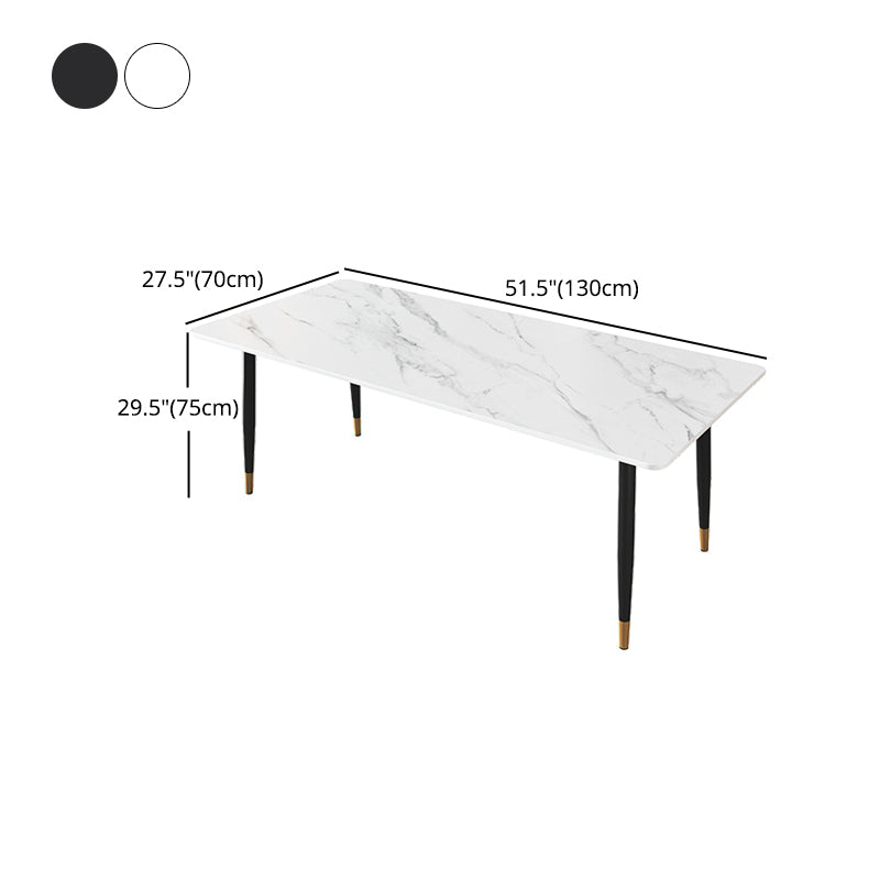 Modern Metal Dining Room Set 1/2/5/7 Pieces Dining Furniture Set Clearhalo 'Dining Room Sets' 'Dining Tables & Seating' 'dining_room_set' 'furn' 'furn_dining_room_set' 'Furniture' 'furniture_dining_room_set' 'Kitchen & Dining Furniture' 'kitchen&dining_furn' 'kitchen' 4451802