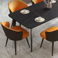 Contemporary 1/2/5/7 Pieces Dining Set Sintered Stone Dining Table Clearhalo 'Dining Room Sets' 'Dining Tables & Seating' 'dining_room_set' 'furn' 'furn_dining_room_set' 'Furniture' 'furniture_dining_room_set' 'Kitchen & Dining Furniture' 'kitchen&dining_furn' 'kitchen' 4451809