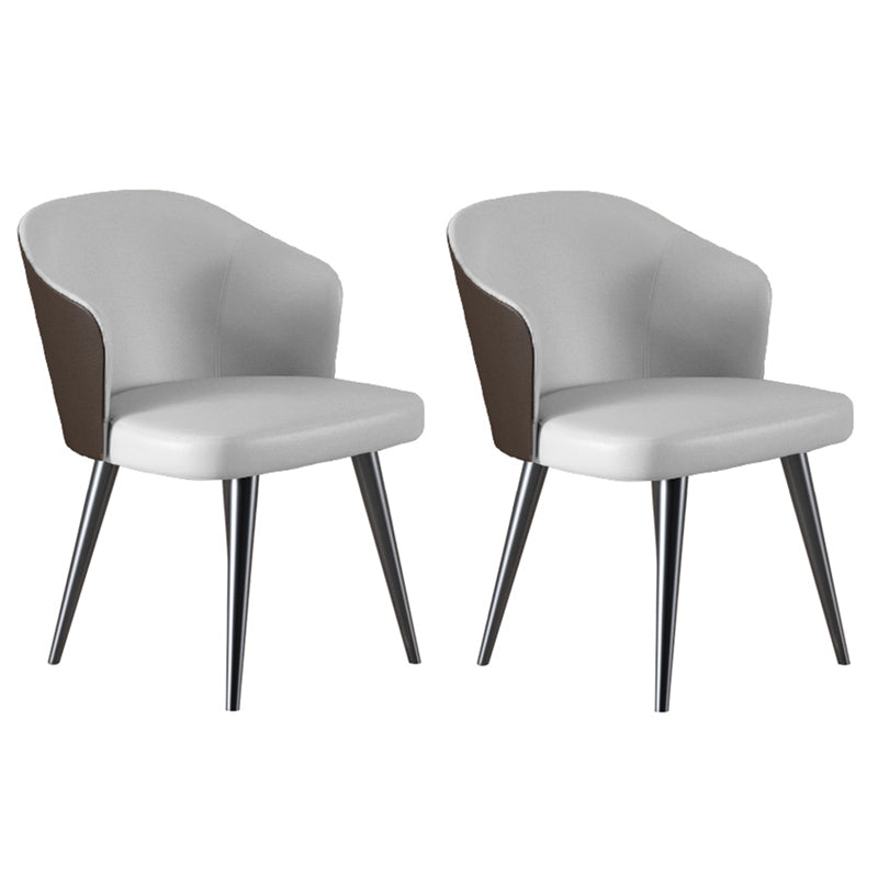 Contemporary 1/2/5/7 Pieces Dining Set Sintered Stone Dining Table 2 Grey Chairs Clearhalo 'Dining Room Sets' 'Dining Tables & Seating' 'dining_room_set' 'furn' 'furn_dining_room_set' 'Furniture' 'furniture_dining_room_set' 'Kitchen & Dining Furniture' 'kitchen&dining_furn' 'kitchen' 4451814