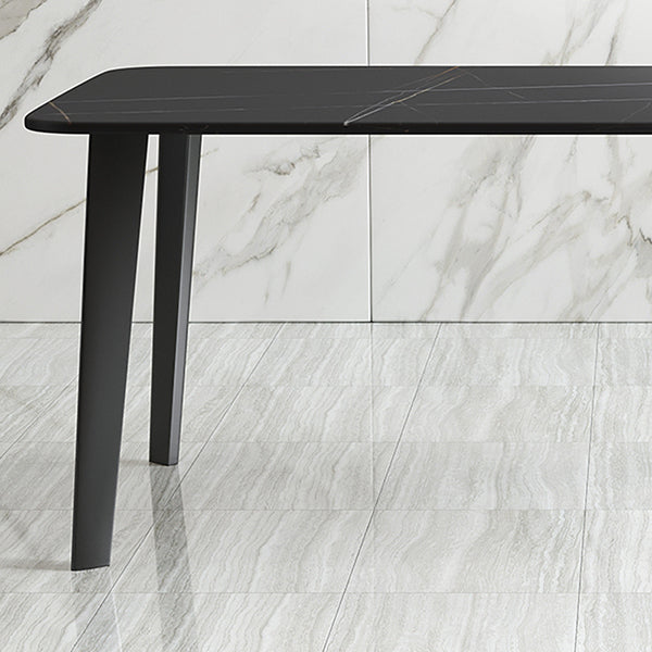 Contemporary 1/2/5/7 Pieces Dining Set Sintered Stone Dining Table Clearhalo 'Dining Room Sets' 'Dining Tables & Seating' 'dining_room_set' 'furn' 'furn_dining_room_set' 'Furniture' 'furniture_dining_room_set' 'Kitchen & Dining Furniture' 'kitchen&dining_furn' 'kitchen' 4451818