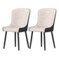 1/2/3/4/5 Pcs Metal Modern Dining Set with Round Dining Table Dinette Set 2 White Chairs Clearhalo 'Dining Room Sets' 'Dining Tables & Seating' 'dining_room_set' 'furn' 'furn_dining_room_set' 'Furniture' 'furniture_dining_room_set' 'Kitchen & Dining Furniture' 'kitchen&dining_furn' 'kitchen' 4451827