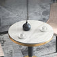 1/2/3/4/5 Pcs Metal Modern Dining Set with Round Dining Table Dinette Set Clearhalo 'Dining Room Sets' 'Dining Tables & Seating' 'dining_room_set' 'furn' 'furn_dining_room_set' 'Furniture' 'furniture_dining_room_set' 'Kitchen & Dining Furniture' 'kitchen&dining_furn' 'kitchen' 4451832