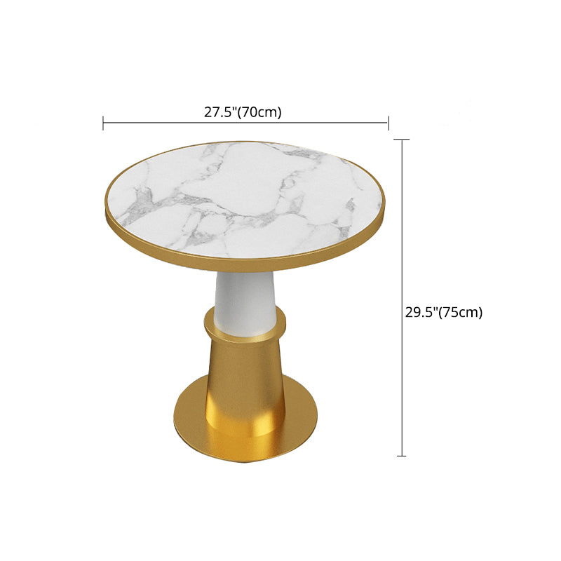 Glam 1/5 Pieces Dining Set Sintered Stone Dining Table Set for Home Use Clearhalo 'Dining Room Sets' 'Dining Tables & Seating' 'dining_room_set' 'furn' 'furn_dining_room_set' 'Furniture' 'furniture_dining_room_set' 'Kitchen & Dining Furniture' 'kitchen&dining_furn' 'kitchen' 4451855