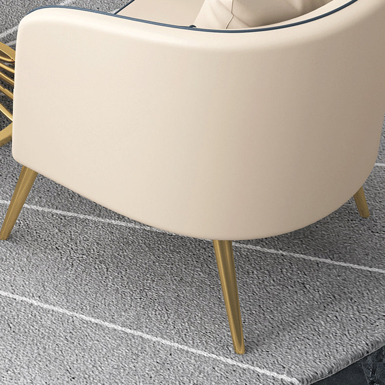 1/5 Pcs Metal Glam Style Dining Room Set with Round Table and Pedestal Base Dining Set Clearhalo 'Dining Room Sets' 'Dining Tables & Seating' 'dining_room_set' 'furn' 'furn_dining_room_set' 'Furniture' 'furniture_dining_room_set' 'Kitchen & Dining Furniture' 'kitchen&dining_furn' 'kitchen' 4451885