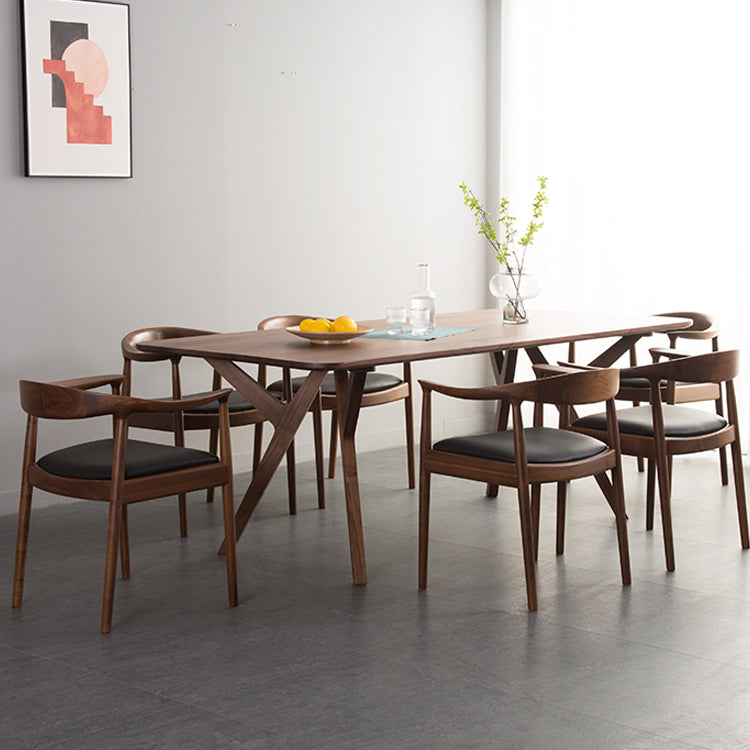 1/2/5/7 Pcs Ash Wood Modern Dining Room Set with Rectangle Table Dining Set Clearhalo 'Dining Room Sets' 'Dining Tables & Seating' 'dining_room_set' 'furn' 'furn_dining_room_set' 'Furniture' 'furniture_dining_room_set' 'Kitchen & Dining Furniture' 'kitchen&dining_furn' 'kitchen' 4451898