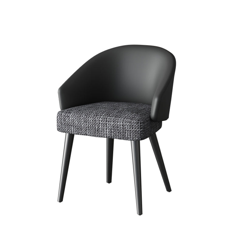 Contemporary 1/5 Pieces Dining Set Sintered Stone Dinette Table Set 1 Black Chair Clearhalo 'Dining Room Sets' 'Dining Tables & Seating' 'dining_room_set' 'furn' 'furn_dining_room_set' 'Furniture' 'furniture_dining_room_set' 'Kitchen & Dining Furniture' 'kitchen&dining_furn' 'kitchen' 4451940