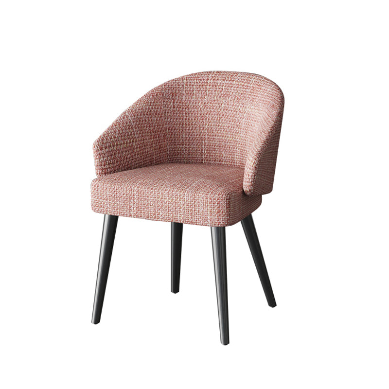 Contemporary 1/5 Pieces Dining Set Sintered Stone Dinette Table Set 1 Pink Chair Clearhalo 'Dining Room Sets' 'Dining Tables & Seating' 'dining_room_set' 'furn' 'furn_dining_room_set' 'Furniture' 'furniture_dining_room_set' 'Kitchen & Dining Furniture' 'kitchen&dining_furn' 'kitchen' 4451944