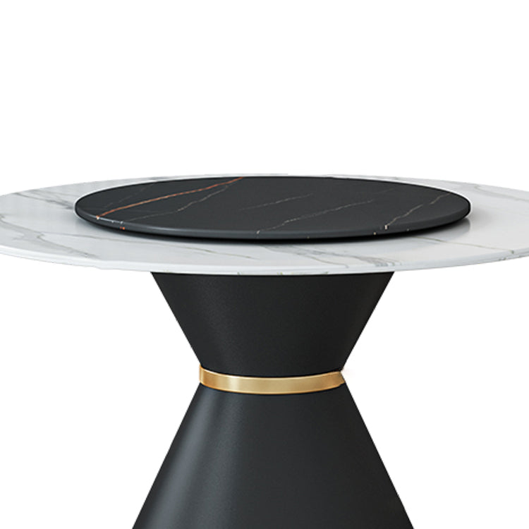 1/2/7/9 Pcs Metal Modern Dining Room Set with Round Indoor Table Dining Set Clearhalo 'Dining Room Sets' 'Dining Tables & Seating' 'dining_room_set' 'furn' 'furn_dining_room_set' 'Furniture' 'furniture_dining_room_set' 'Kitchen & Dining Furniture' 'kitchen&dining_furn' 'kitchen' 4451967