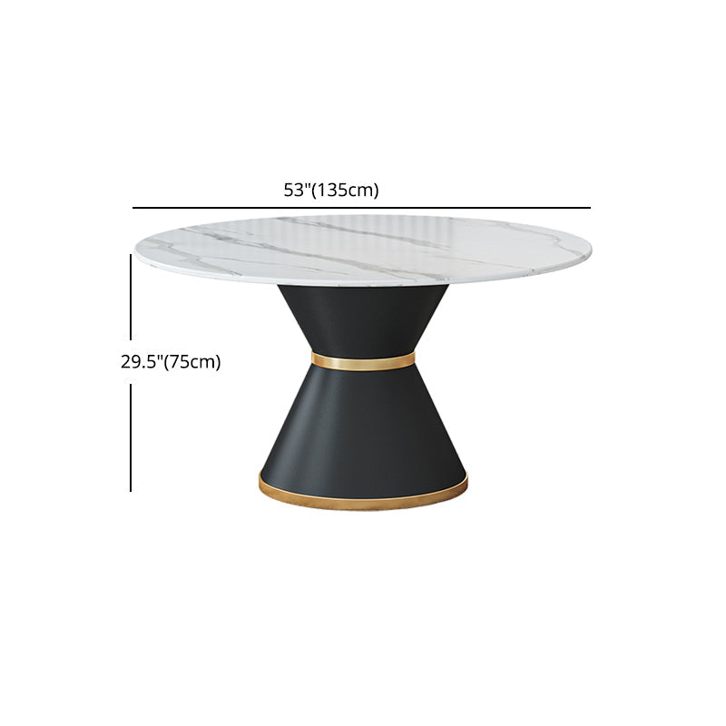 1/2/7/9 Pcs Metal Modern Dining Room Set with Round Indoor Table Dining Set Clearhalo 'Dining Room Sets' 'Dining Tables & Seating' 'dining_room_set' 'furn' 'furn_dining_room_set' 'Furniture' 'furniture_dining_room_set' 'Kitchen & Dining Furniture' 'kitchen&dining_furn' 'kitchen' 4451976