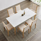 Modern 1/4/5/7 Pieces Dining Set Sintered Stone Top Dining Table Set with Chairs Clearhalo 'Dining Room Sets' 'Dining Tables & Seating' 'dining_room_set' 'furn' 'furn_dining_room_set' 'Furniture' 'furniture_dining_room_set' 'Kitchen & Dining Furniture' 'kitchen&dining_furn' 'kitchen' 4451993