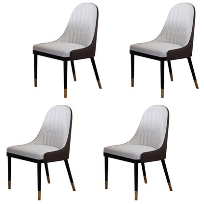 Glam 1/4/5/7/9 Pieces Dining Set Sintered Stone Dining Table Set for Home Use 4 White Chairs Clearhalo 'Dining Room Sets' 'Dining Tables & Seating' 'dining_room_set' 'furn' 'furn_dining_room_set' 'Furniture' 'furniture_dining_room_set' 'Kitchen & Dining Furniture' 'kitchen&dining_furn' 'kitchen' 4451999