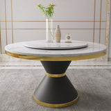 Glam 1/4/5/7/9 Pieces Dining Set Sintered Stone Dining Table Set for Home Use Clearhalo 'Dining Room Sets' 'Dining Tables & Seating' 'dining_room_set' 'furn' 'furn_dining_room_set' 'Furniture' 'furniture_dining_room_set' 'Kitchen & Dining Furniture' 'kitchen&dining_furn' 'kitchen' 4452003