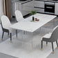 Modern 1/4/5 Pieces Dining Set with Sintered Stone Table and Leather Chairs Dinette Set Clearhalo 'Dining Room Sets' 'Dining Tables & Seating' 'dining_room_set' 'furn' 'furn_dining_room_set' 'Furniture' 'furniture_dining_room_set' 'Kitchen & Dining Furniture' 'kitchen&dining_furn' 'kitchen' 4452013