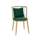 1/3 Pcs Metal Glam Dining Room Set with Round Table and Pedestal Base Dining Set 1 Green Chair Clearhalo 'Dining Room Sets' 'Dining Tables & Seating' 'dining_room_set' 'furn' 'furn_dining_room_set' 'Furniture' 'furniture_dining_room_set' 'Kitchen & Dining Furniture' 'kitchen&dining_furn' 'kitchen' 4452045