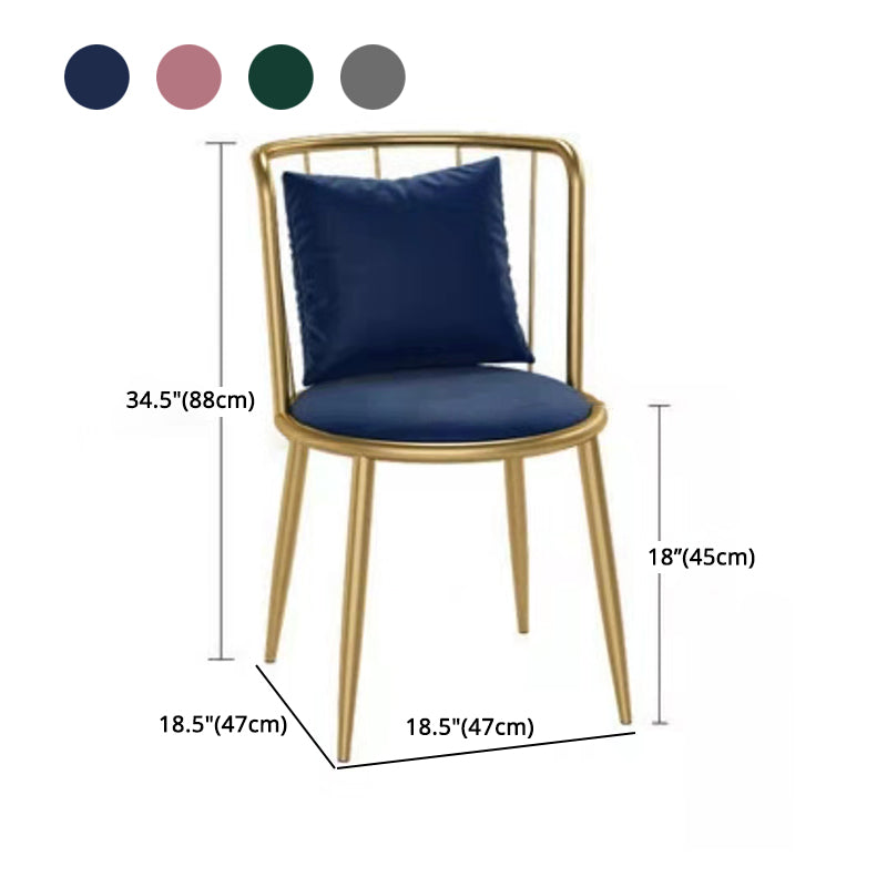 1/3 Pcs Metal Glam Dining Room Set with Round Table and Pedestal Base Dining Set Clearhalo 'Dining Room Sets' 'Dining Tables & Seating' 'dining_room_set' 'furn' 'furn_dining_room_set' 'Furniture' 'furniture_dining_room_set' 'Kitchen & Dining Furniture' 'kitchen&dining_furn' 'kitchen' 4452055