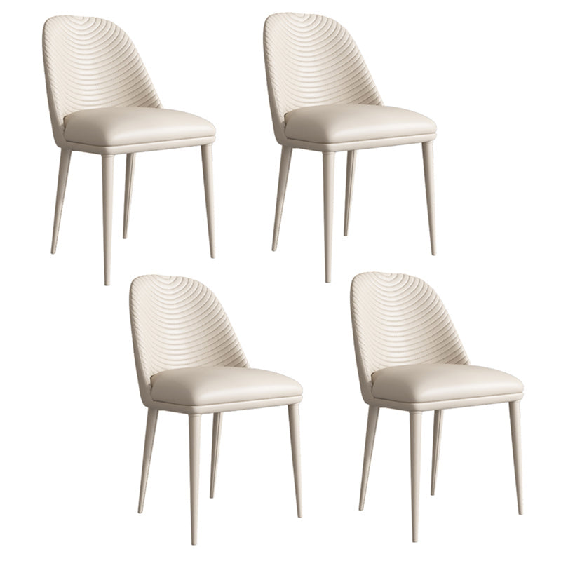 Contemporary 1/4/5/7 Pieces Dining Set Sintered Stone Dinette Furniture for Home Use 4 White Chairs Clearhalo 'Dining Room Sets' 'Dining Tables & Seating' 'dining_room_set' 'furn' 'furn_dining_room_set' 'Furniture' 'furniture_dining_room_set' 'Kitchen & Dining Furniture' 'kitchen&dining_furn' 'kitchen' 4452078