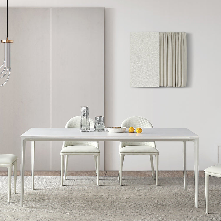 Contemporary 1/4/5/7 Pieces Dining Set Sintered Stone Dinette Furniture for Home Use Clearhalo 'Dining Room Sets' 'Dining Tables & Seating' 'dining_room_set' 'furn' 'furn_dining_room_set' 'Furniture' 'furniture_dining_room_set' 'Kitchen & Dining Furniture' 'kitchen&dining_furn' 'kitchen' 4452079