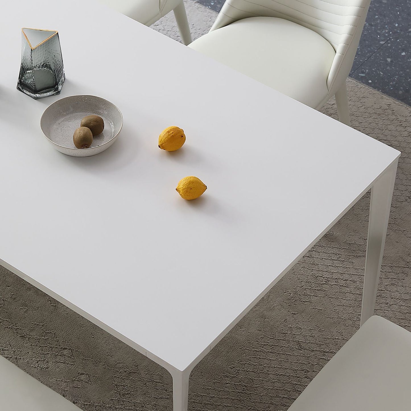 Contemporary 1/4/5/7 Pieces Dining Set Sintered Stone Dinette Furniture for Home Use Clearhalo 'Dining Room Sets' 'Dining Tables & Seating' 'dining_room_set' 'furn' 'furn_dining_room_set' 'Furniture' 'furniture_dining_room_set' 'Kitchen & Dining Furniture' 'kitchen&dining_furn' 'kitchen' 4452081