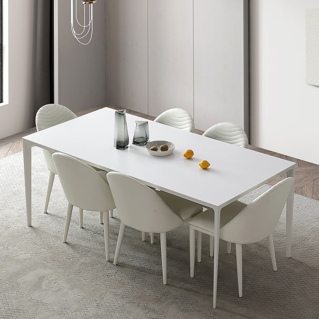 Contemporary 1/4/5/7 Pieces Dining Set Sintered Stone Dinette Furniture for Home Use Clearhalo 'Dining Room Sets' 'Dining Tables & Seating' 'dining_room_set' 'furn' 'furn_dining_room_set' 'Furniture' 'furniture_dining_room_set' 'Kitchen & Dining Furniture' 'kitchen&dining_furn' 'kitchen' 4452087