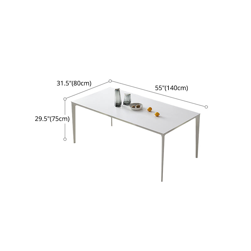 Contemporary 1/4/5/7 Pieces Dining Set Sintered Stone Dinette Furniture for Home Use Clearhalo 'Dining Room Sets' 'Dining Tables & Seating' 'dining_room_set' 'furn' 'furn_dining_room_set' 'Furniture' 'furniture_dining_room_set' 'Kitchen & Dining Furniture' 'kitchen&dining_furn' 'kitchen' 4452089